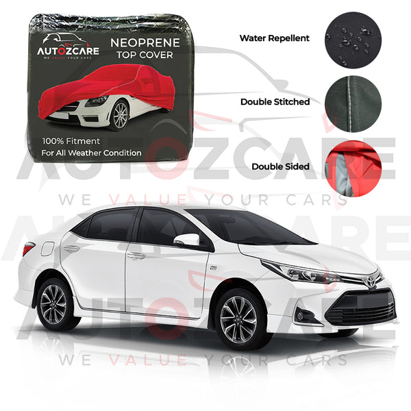 Toyota Corolla Neoprene Top Cover - Model 2014-2025