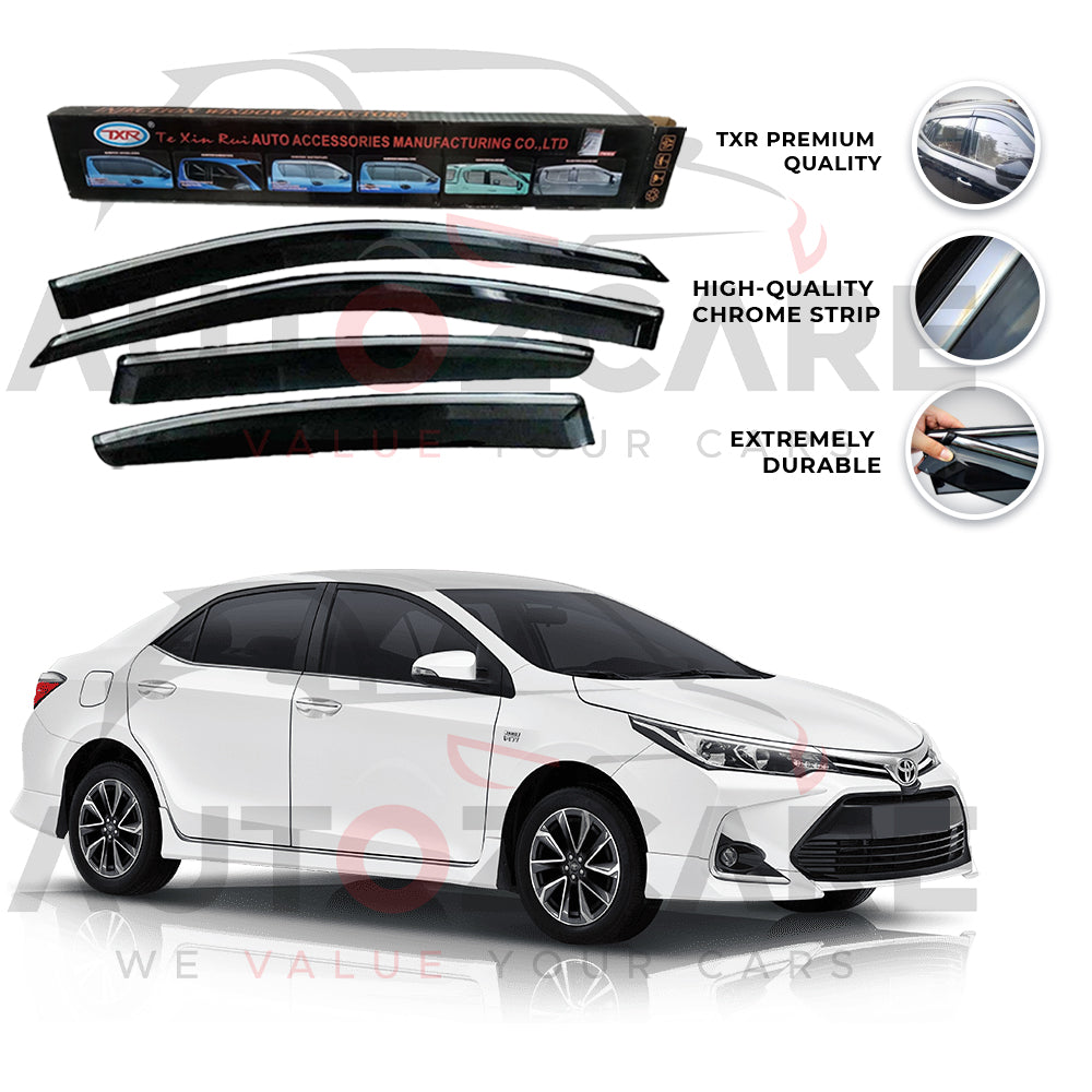 Toyota Corolla TXR Air press sun visor with chrome model 2014-2025