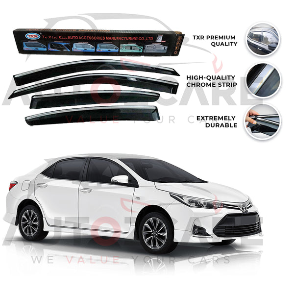 Toyota Corolla TXR Air press sun visor with chrome model 2014-2025