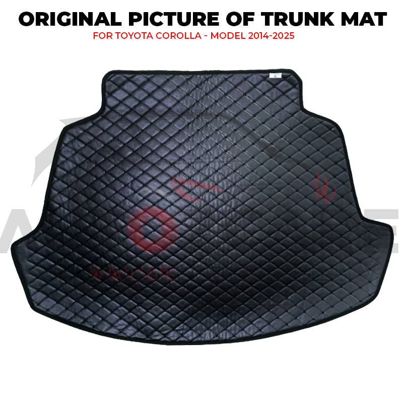 Toyota Corolla 7D Custom Car Trunk Mat - Model 2014-2025