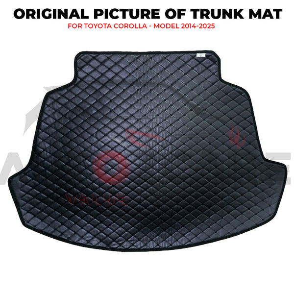 Toyota Corolla 7D Custom Car Trunk Mat - Model 2014-2025