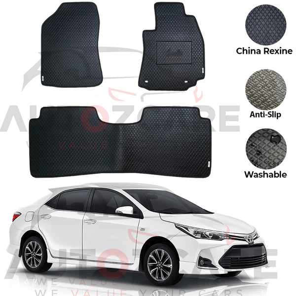 Toyota Corolla China Rexine Floor Mat 3PCS - Model 2014-2025