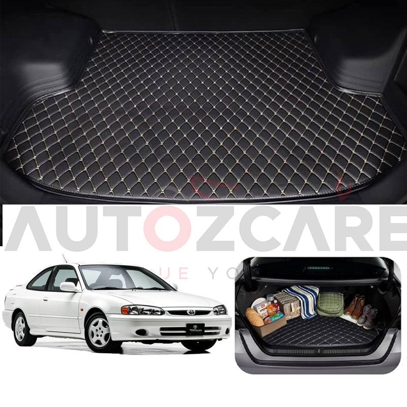 Toyota Corolla 7D Custom Car Trunk Mat - Model 1995-2002