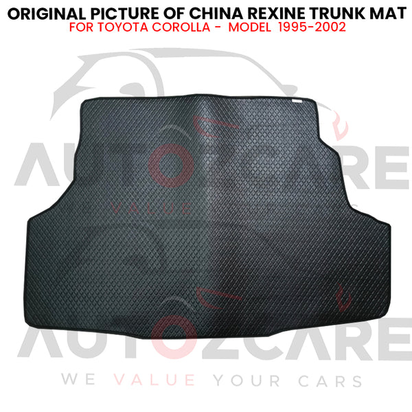 Toyota Corolla China Rexine Custom-Size Trunk Mat - Model 1995-2002