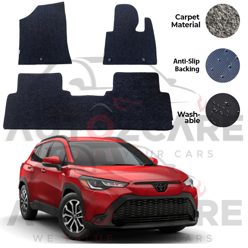 Toyota Corolla Cross Genuine Fitting Carpet Floor Mat 5PCS - Model 2020-2025