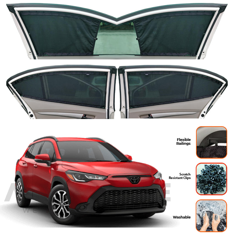 Toyota Corolla Cross  Custom Car Sliding Curtains - Model 2020-2025