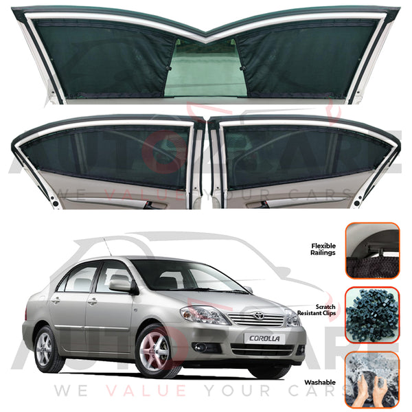 Toyota Corolla Custom Car Sliding Curtains - Model 2003-2008