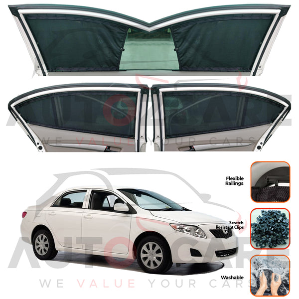 Toyota Corolla Custom Car Sliding Curtains - Model 2009-2013