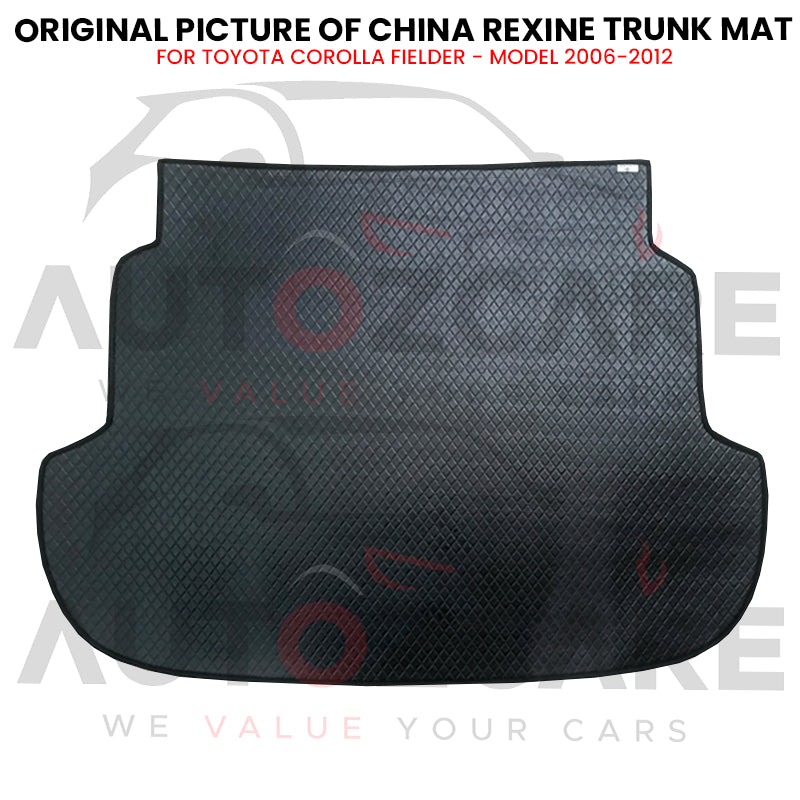 Toyota Corolla Fielder China Rexine Custom-Size Trunk Mat - Model 2006-2012