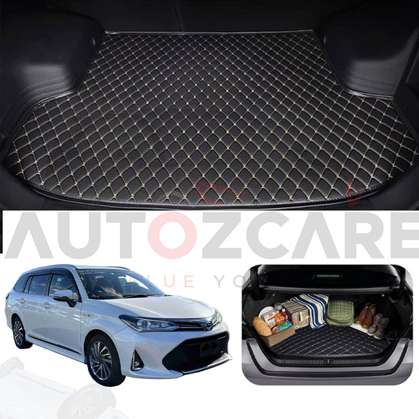 Toyota Corolla Fielder 7D Custom Car Trunk Mat - Model 2013-2019