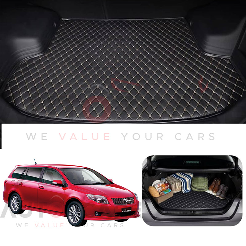 Toyota Corolla Fielder 7D Custom Car Trunk Mat - Model 2006-2012