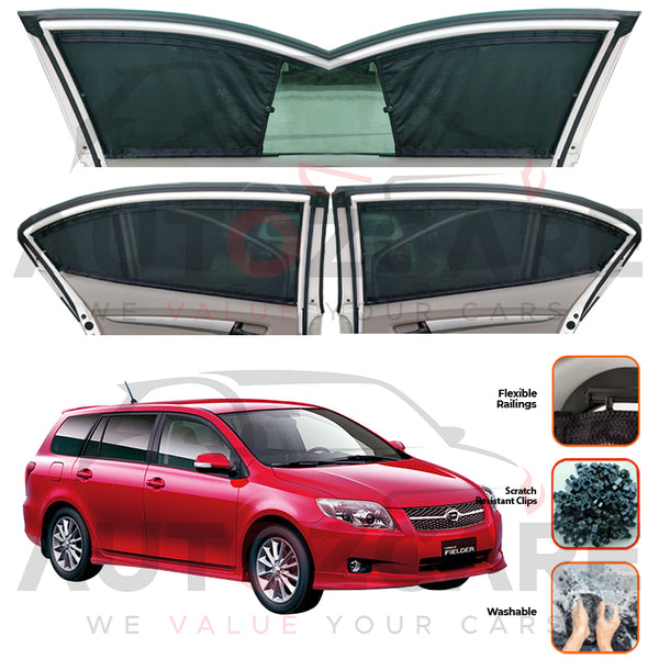 Toyota Corolla Fielder  Custom Car Sliding Curtains - Model 2006-2012