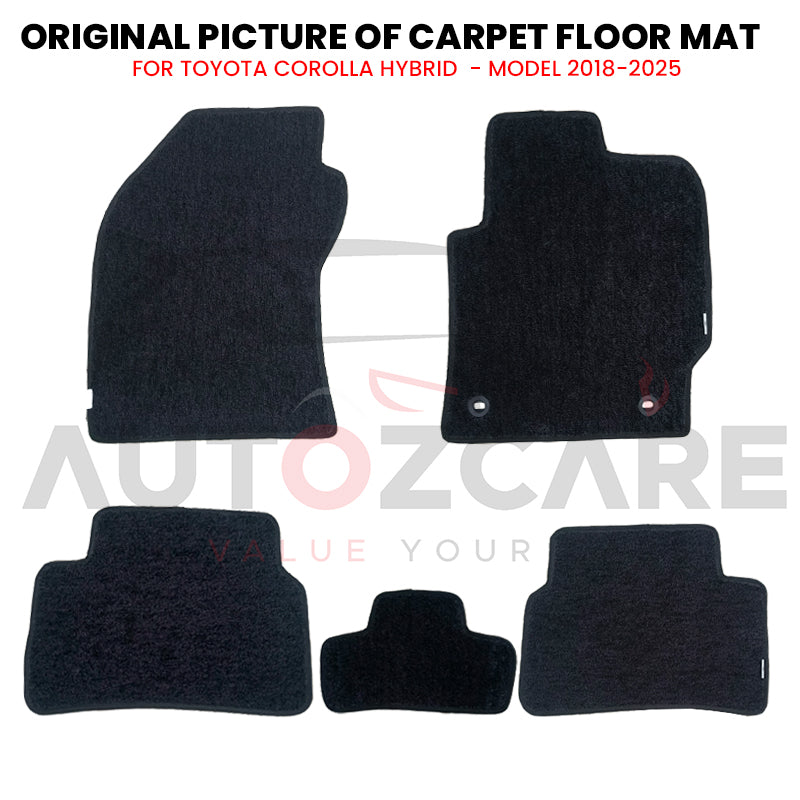 Toyota Corolla Hybrid Genuine Fitting Carpet Floor Mat 4PCS - Model 2018-2025