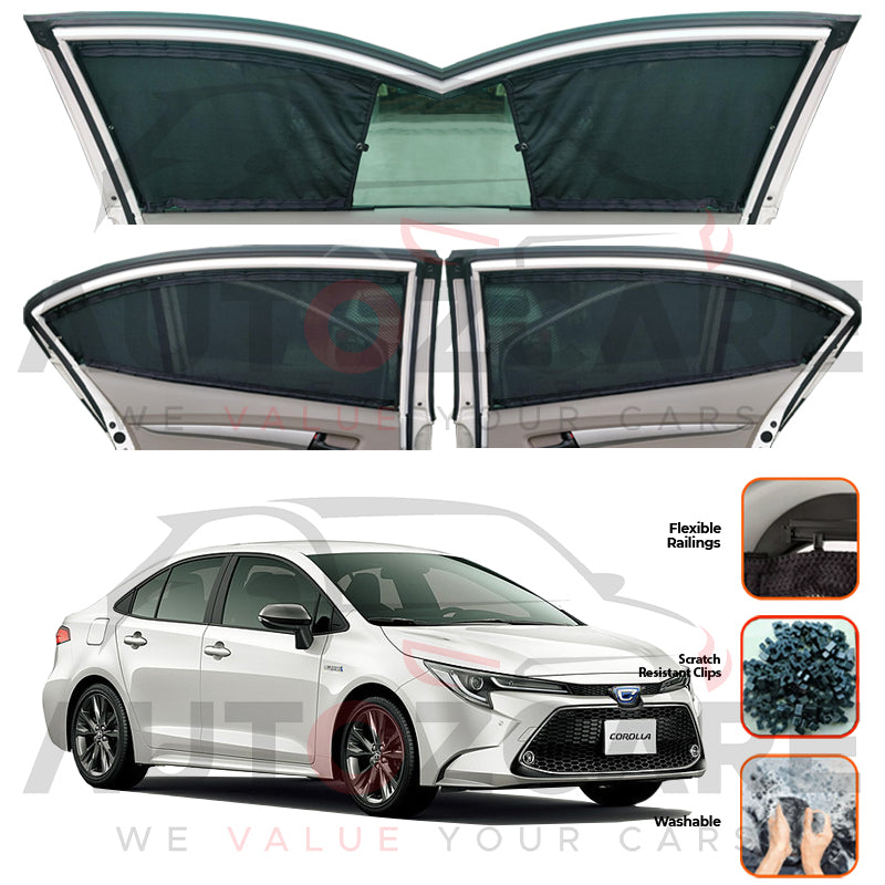 Toyota Corolla Hybrid Custom Car Sliding Curtains - Model 2018-2025