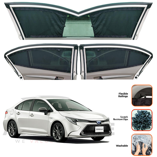 Toyota Corolla Hybrid Custom Car Sliding Curtains - Model 2018-2025
