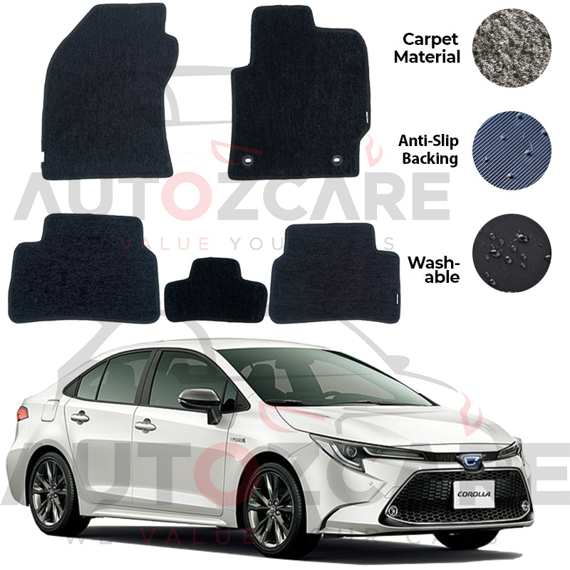Toyota Corolla Hybrid Genuine Fitting Carpet Floor Mat 4PCS - Model 2018-2025