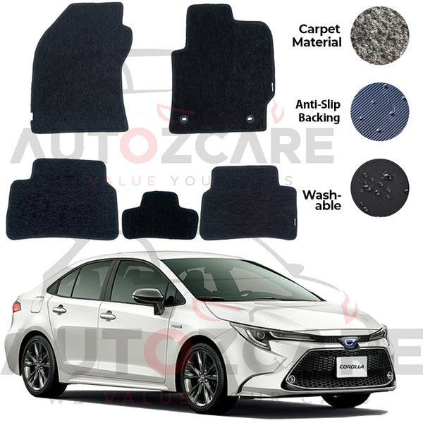 Toyota Corolla Hybrid Genuine Fitting Carpet Floor Mat 4PCS - Model 2018-2025