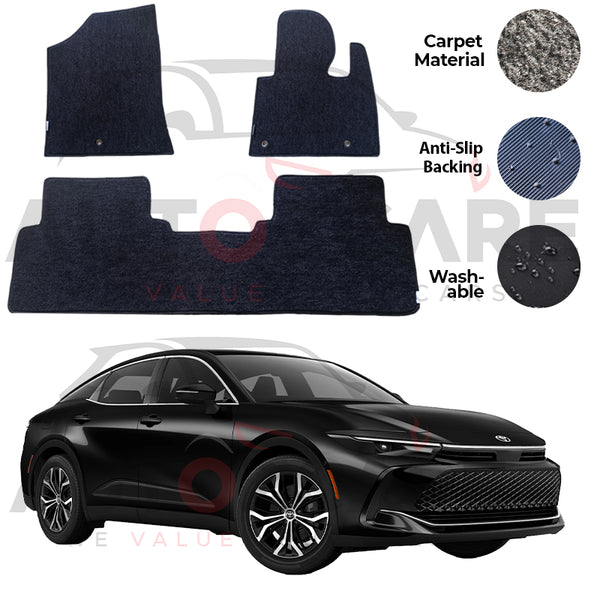 Toyota Crown Genuine Fitting Carpet Floor Mat 5PCS - Model 2023-2025