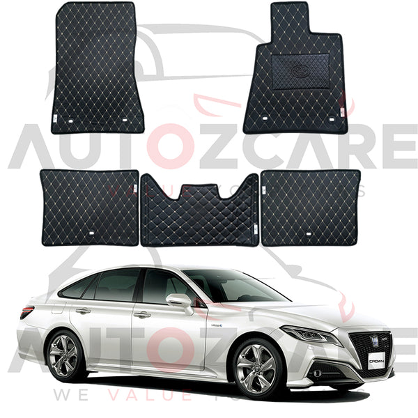 Toyota Crown RS Advance 7D Floor Mat (Flat Style) 5PCS - Model 2018-2022