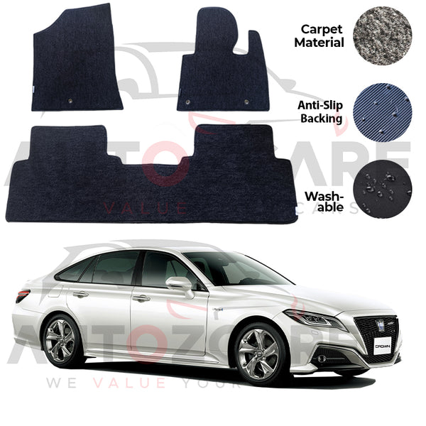 Toyota Crown RS Advance Genuine Fitting Carpet Floor Mat 5PCS - Model 2018-2022