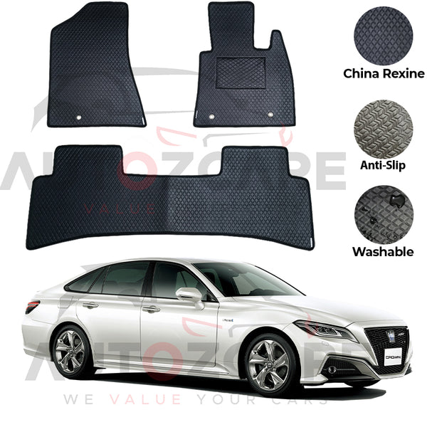 Toyota Crown RS Advance China Rexine Floor Mat 5PCS - Model 2018-2022