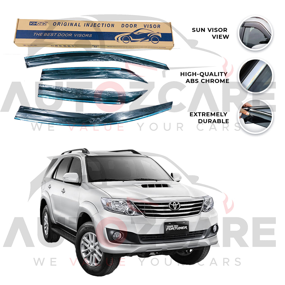 Toyota Fortuner Air press sun visor with chrome model 2013-2016
