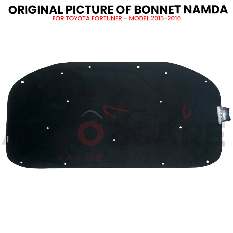 Toyota Fortuner Bonnet Protector/Namda - Model 2013-2016