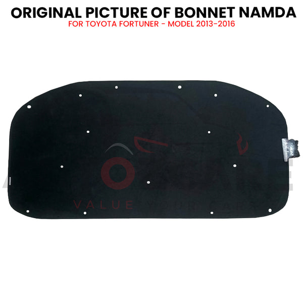 Toyota Fortuner Bonnet Protector/Namda - Model 2013-2016