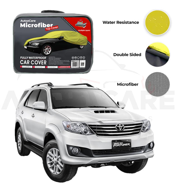 Toyota Fortuner Microfiber Car Top Cover Model 2013-2016