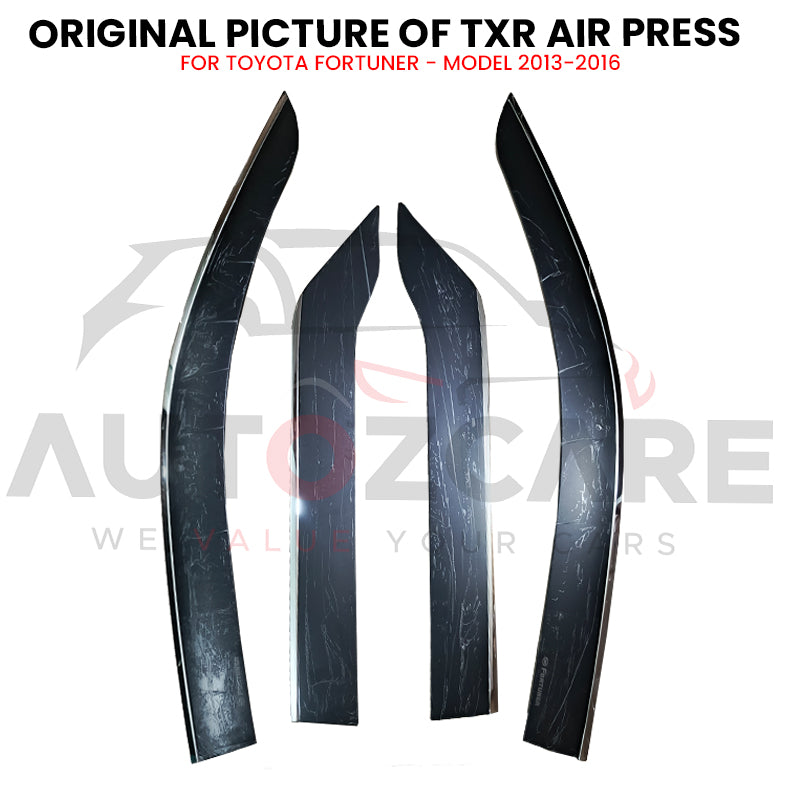 Toyota Fortuner TXR Air press sun visor with chrome model 2013-2016