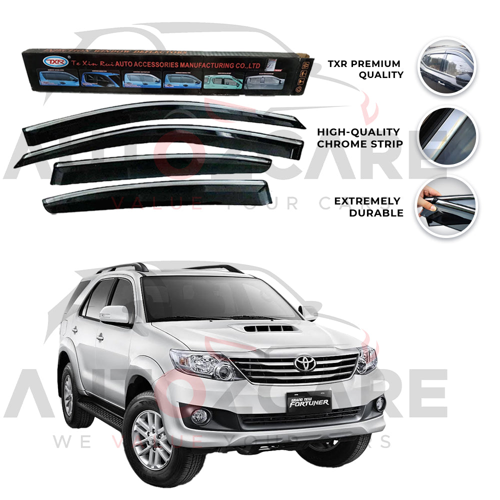 Toyota Fortuner TXR Air press sun visor with chrome model 2013-2016