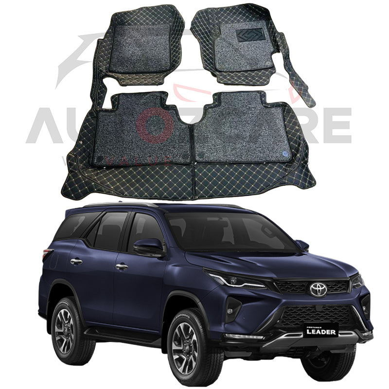 Toyota Fortuner 9D Custom Floor Mat - Model 2017-2025