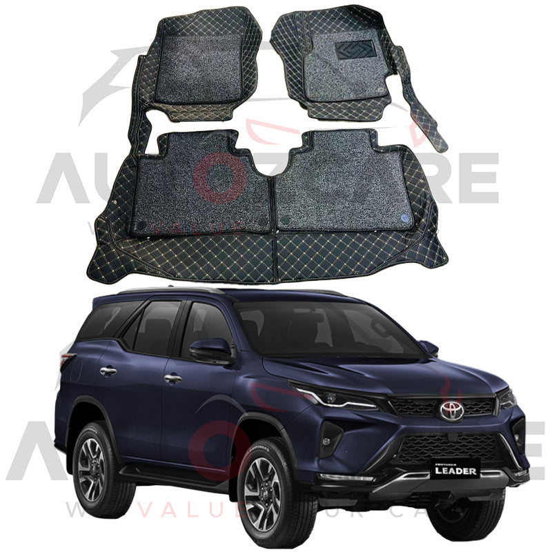 Toyota Fortuner 9D Custom Floor Mat - Model 2017-2025