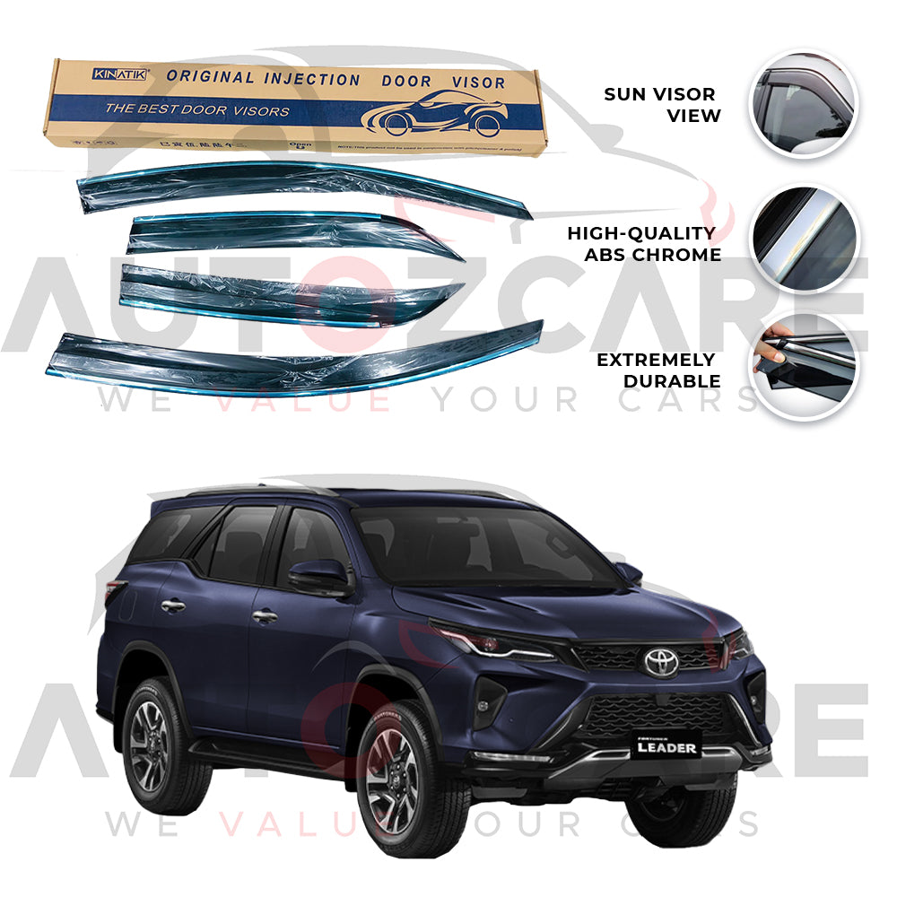 Toyota Fortuner Air press sun visor with chrome - Model 2017-2025