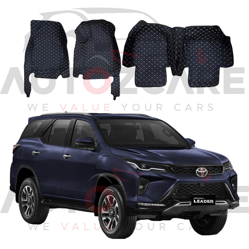 Toyota Fortuner 7D Floor Mats (4PCS) - Model 2017-2025