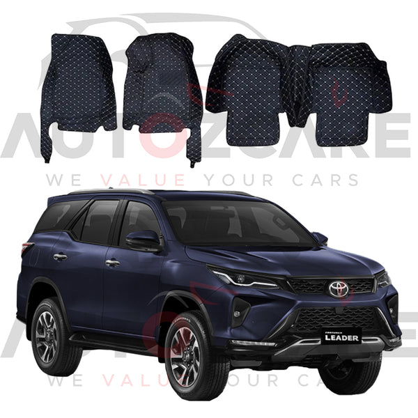 Toyota Fortuner 7D Floor Mats (4PCS) - Model 2017-2025