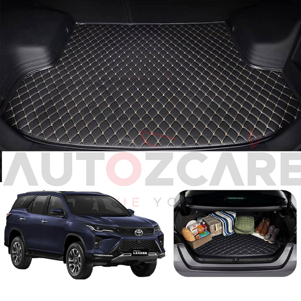 Toyota Fortuner 7D Custom Car Trunk Mat - Model 2017-2025