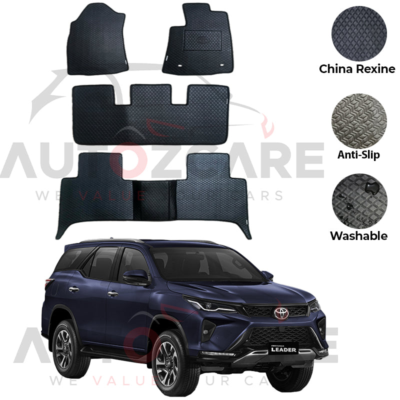 Toyota Fortuner China Rexine Floor Mat 4PCS - Model 2017-2025
