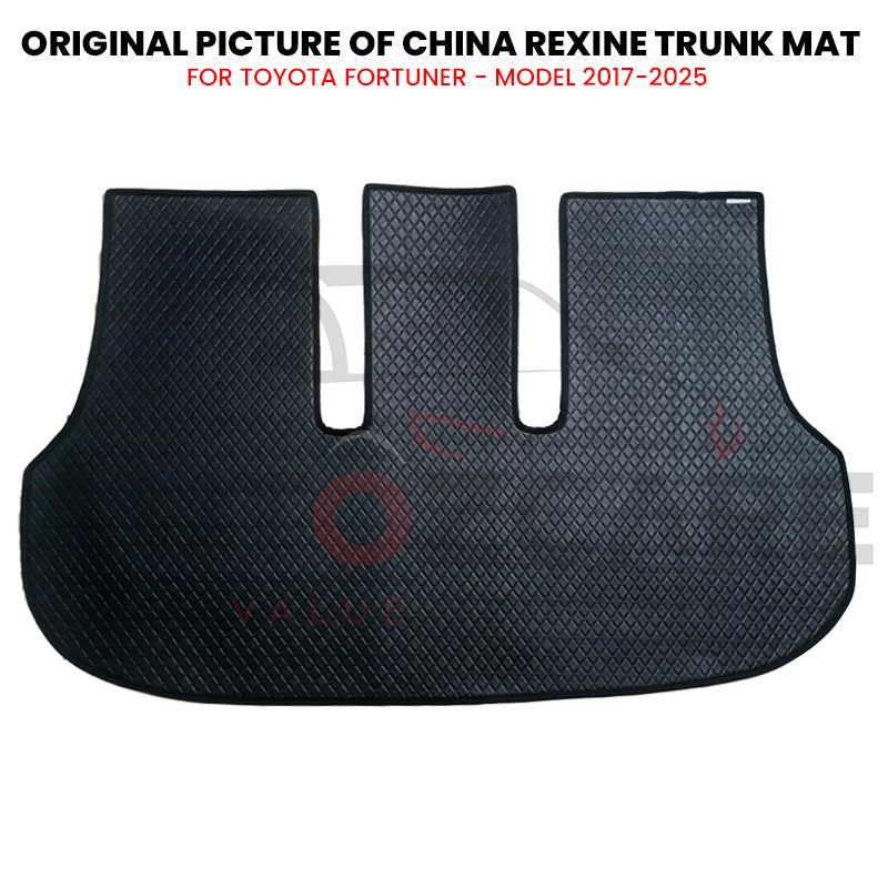 Toyota Fortuner China Rexine Custom-Size Trunk Mat - Model 2017-2025
