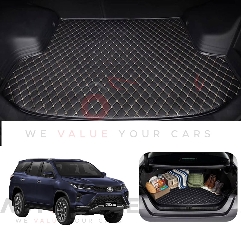 Toyota Fortuner 7D Custom Car Trunk Mat - Model 2017-2025