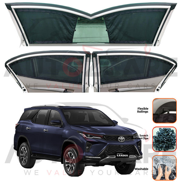 Toyota Fortuner  Custom Car Sliding Curtains - Model 2017-2025