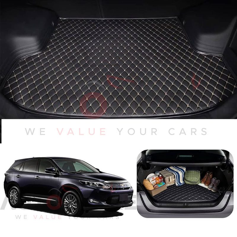 Toyota Harrier 7D Custom Car Trunk Mat - Model 2019-2022