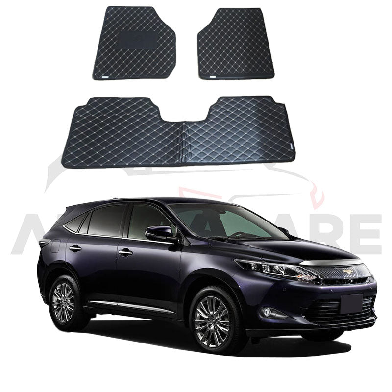 Toyota Harrier 7D Floor Mat ( Flat Style ) 5Pcs - Model 2019-2022