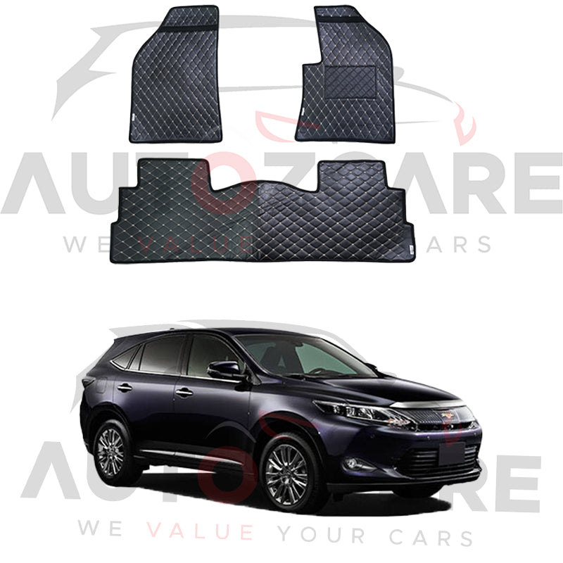 Toyota Harrier 7D Floor Mat ( Flat Style ) 5Pcs - Model 2019-2022