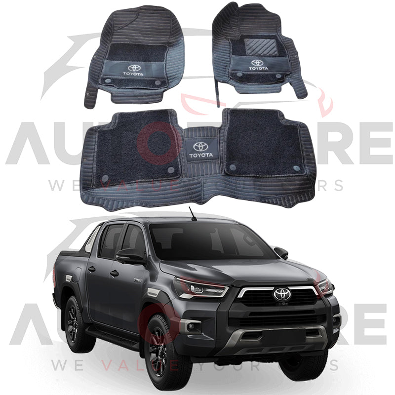 Toyota Hilux Vigo / Revo / Rocco 10D Floor Mat - Model 2016-2025