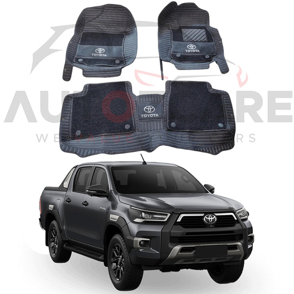 Toyota Hilux Vigo / Revo / Rocco 10D Floor Mat - Model 2016-2024