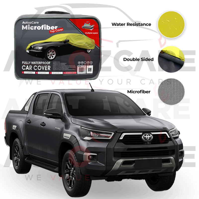 Toyota Hilux Vigo / Revo / Rocco Microfiber Car Top Cover - Model 2016-2025