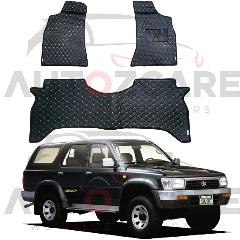 Toyota Hilux Surf 7D Floor Mat (Flat Style) 3PCS - Model 1990-1996