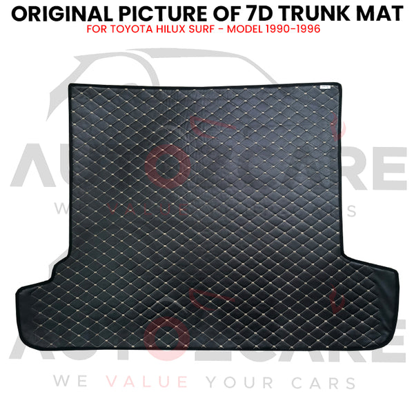Toyota Hilux Surf 7D Custom Car Trunk Mat - Model 1990-1996
