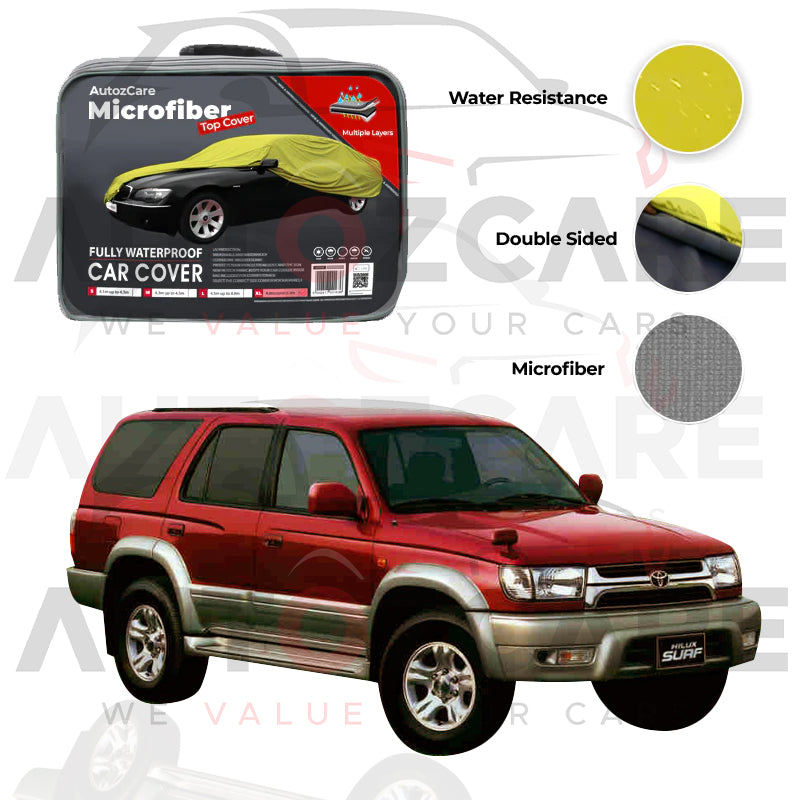 Toyota Hilux Surf Microfiber Car Top Cover - Model 1990-2002